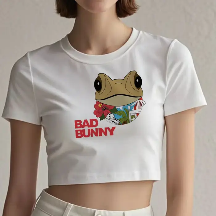 Crop top Bad Bunny, style grunge shoujo