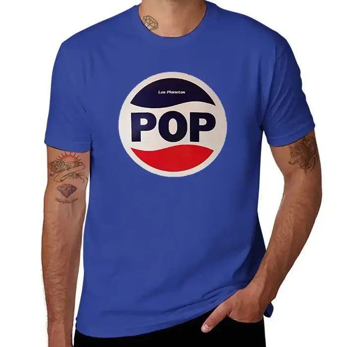 Los Planetas T-Shirt funnys fans de sport vêtements pour hommes à manches courtes coton nouveauté col rond tenues mode streetwear