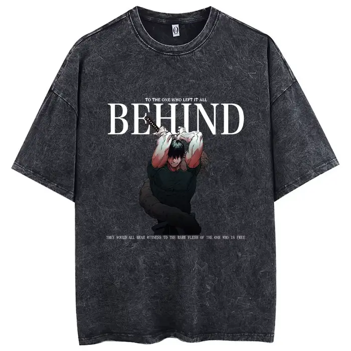Fushigflats-T-shirt imprimé Toji pour hommes et femmes