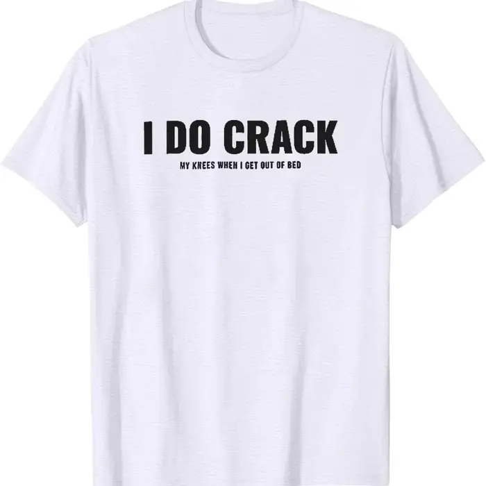 T-shirt humoristique pour homme « I Crack Joke » vert olive