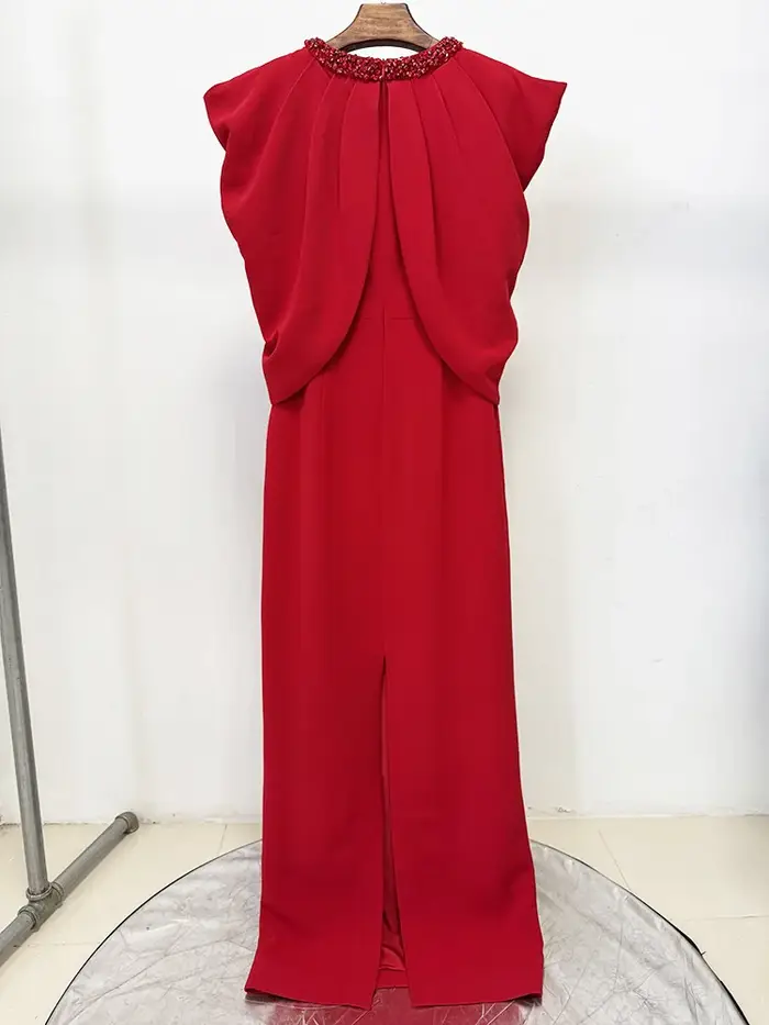 DEAT Robe de Soirée Élégante pour Femme