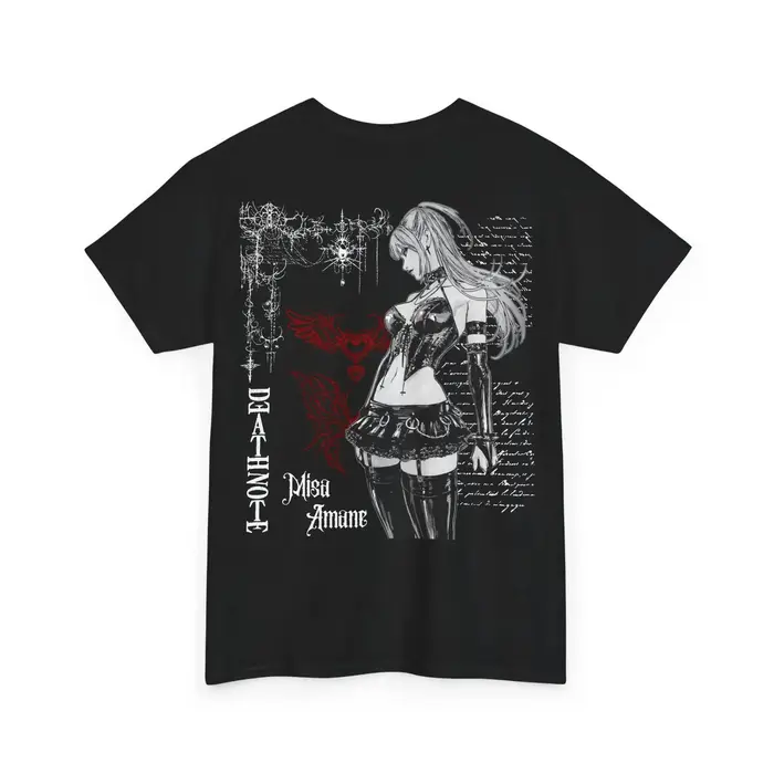 T-shirt Death Note Misa Amane, T-shirt Manga Anime, T-shirt unisexe en coton d'été confortable et dé