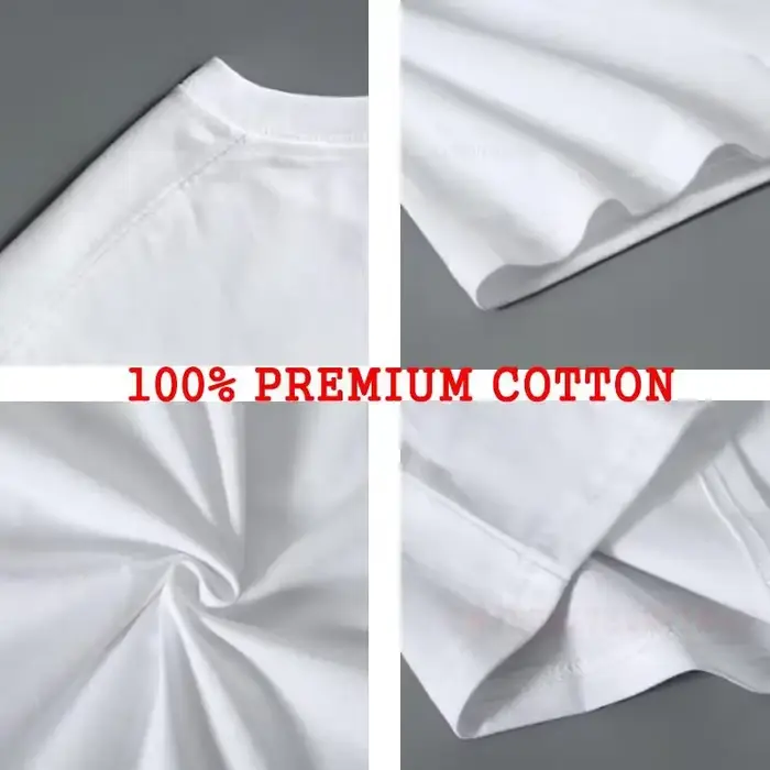 T-shirt Classique en Pur Coton pour Homme Adulte