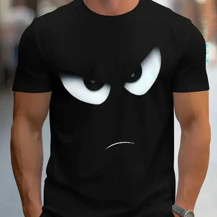 T-shirt pour homme - Col rond confortable
