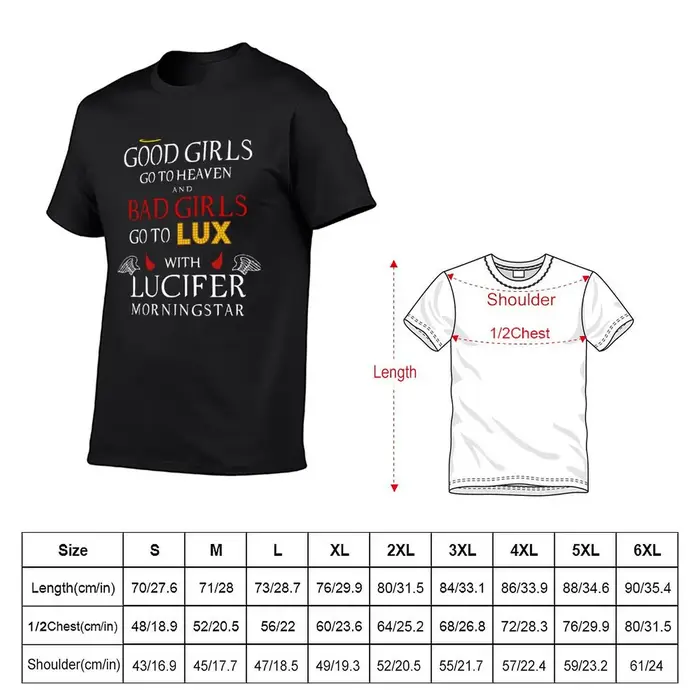Lucifer-T-shirt avec citation humoristique pour hommes