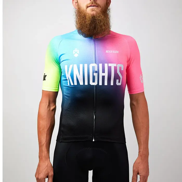 Maillot de cyclisme à manches courtes pour hommes