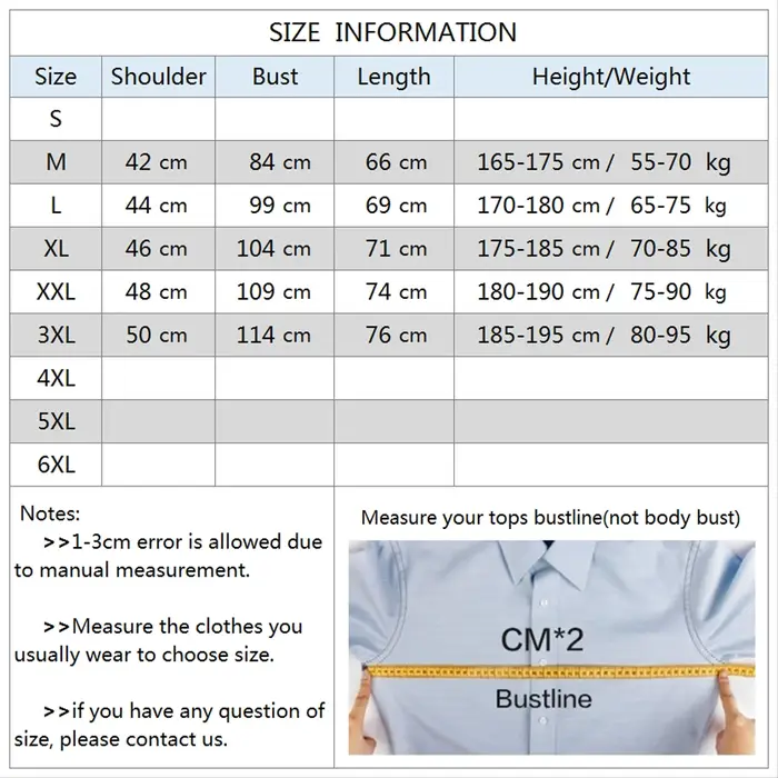 T-shirt manches courtes pour hommes