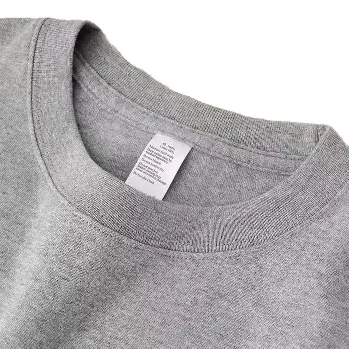 T-shirt en coton épais de bambou pour homme et femme