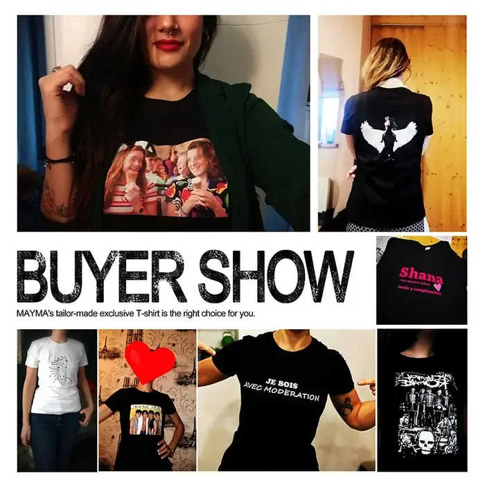 Équipe de personnalisation de t-shirts de haute qualité pour hommes et femmes. Ajoutez votre propre design