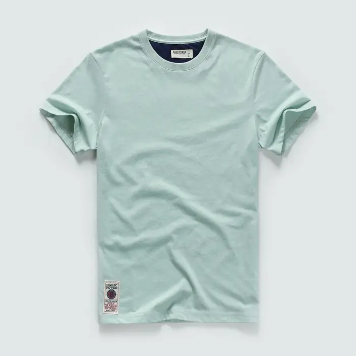 T-shirt homme coton couleur unie