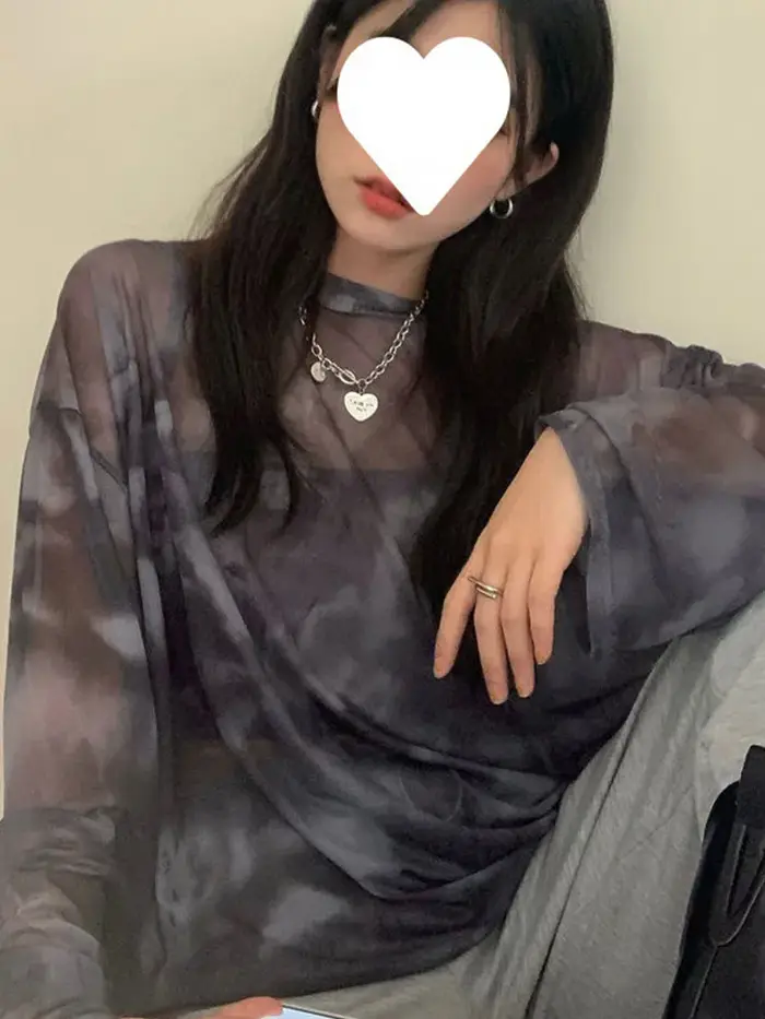 T-shirt à Manches sulfpour Femme