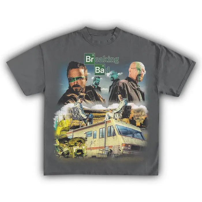 T-shirt rétro Breaking Bad Walter White Jesse Pinkman pour hommes et femmes