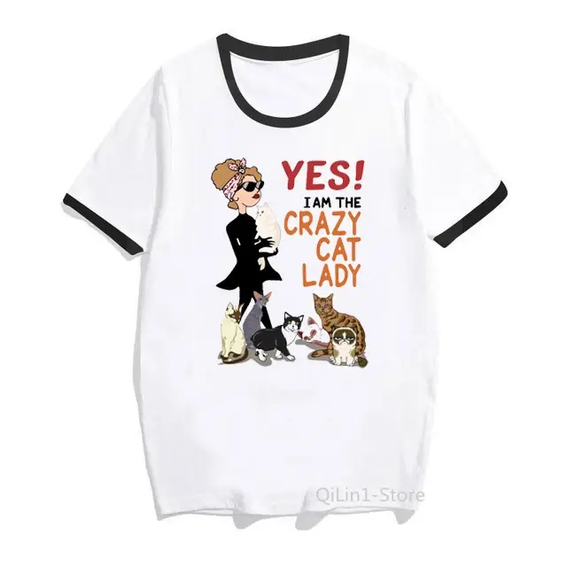 T-shirt graphique humoristique pour femme