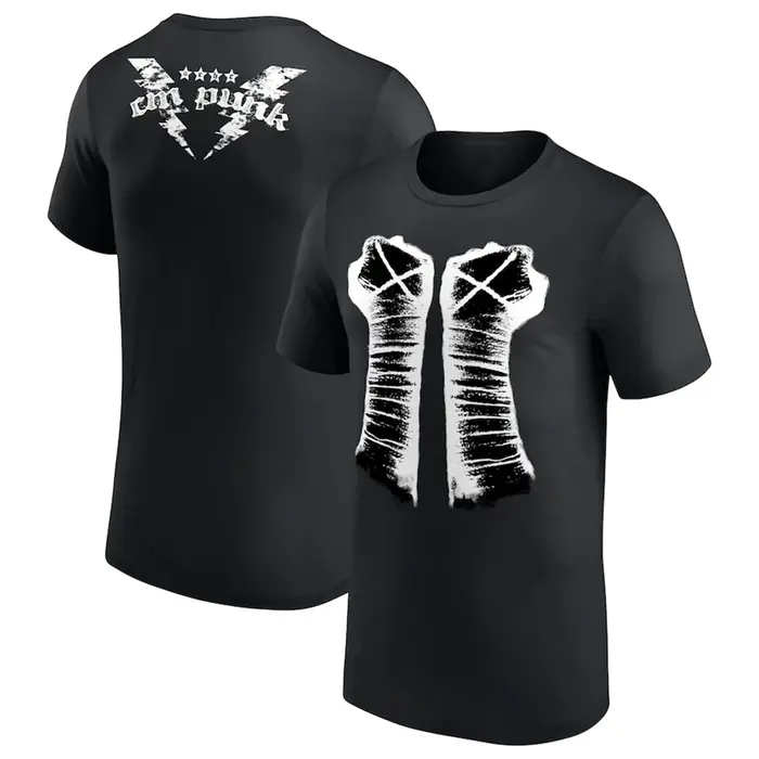 T-shirt Ringer CM Punk Best In The World pour homme, blanc et noir, imprimé 3D, sport, séchage rapid