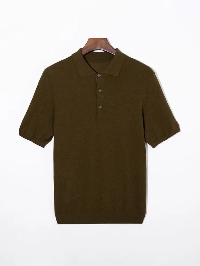 Polo à manches courtes pour hommes