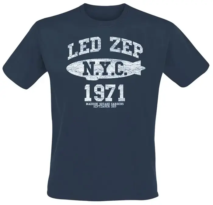 T-shirt avec logo et symboles Led Zeppelin
