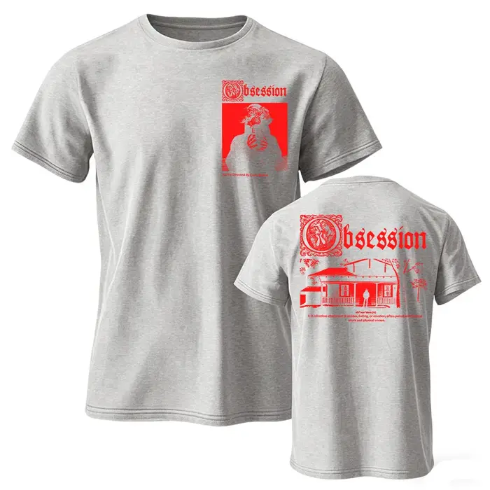 T-shirt « Movie Obsession I Love You » en coton pour l'été