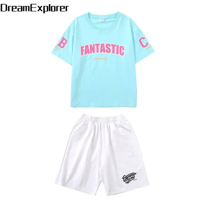 T-shirt et short de danse de rue pour garçons et filles