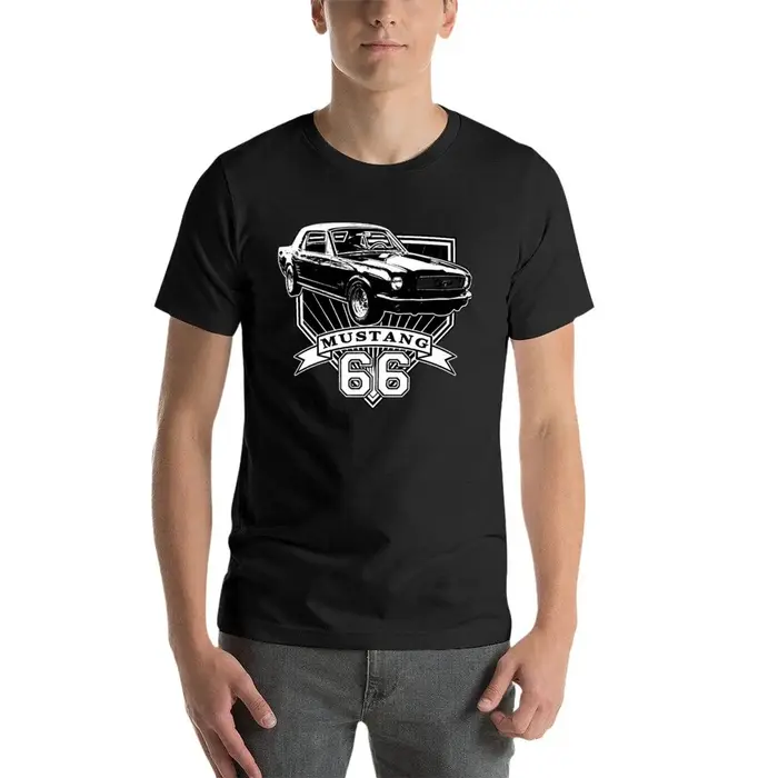 T-shirt 66 Mustang Coupe pour homme, sweat-shirt grande taille, médicaments