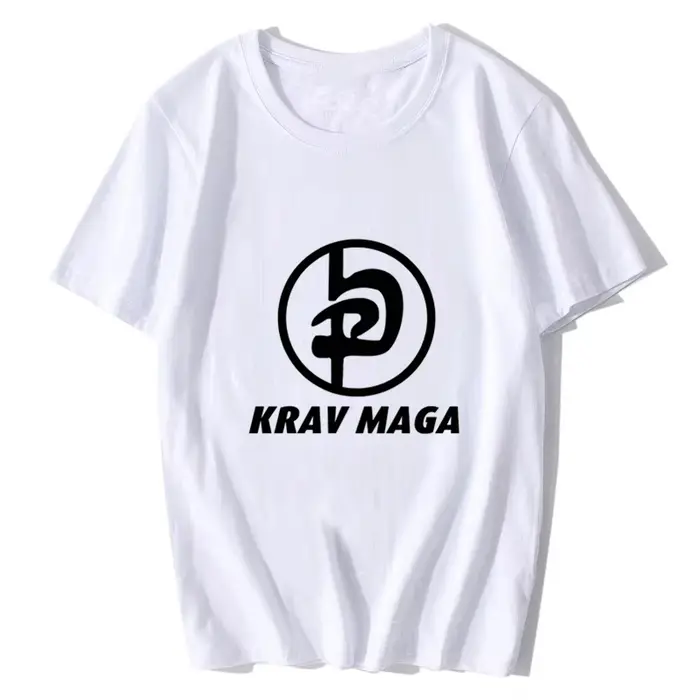 Krav Maga – t-shirt noir en coton pour homme