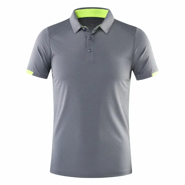 Sport décontracté séchage rapide revers à manches courtes POLO combinaison de cyclisme costume de Fitness pour hommes