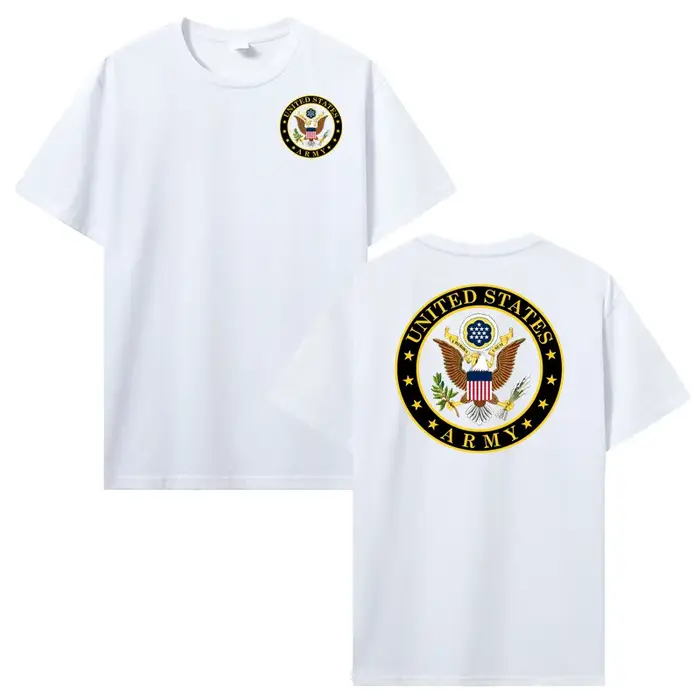 Offre spéciale T-shirt de l'armée des états-unis hommes 100% coton à manches courtes