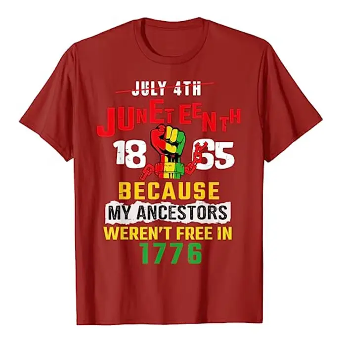 Juneteenth-T-shirt à manches courtes pour femme