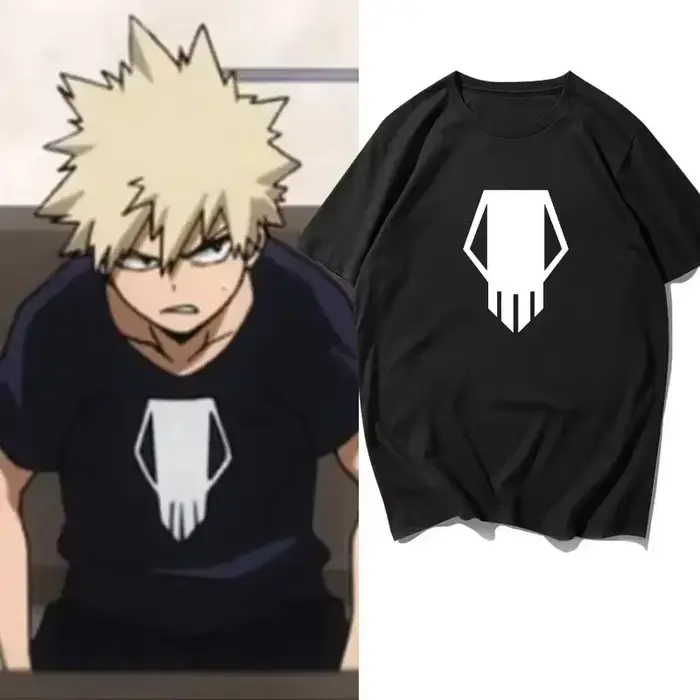 T-shirt femme mode haute qualité décontracté été mon héros académique Bakugo imprimé mode été à manc