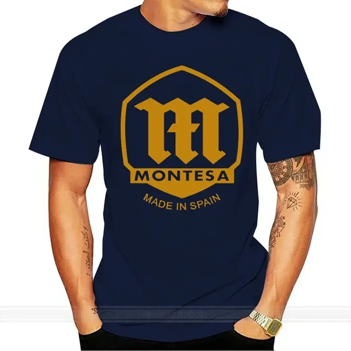 Montesa Espana moto T-Shirt haute qualité coton