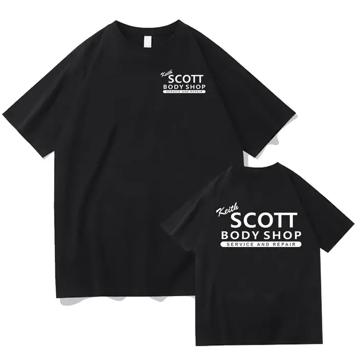 T-shirt en coton à manches courtes pour hommes et femmes, T-shirt Scott Body Shop, T-shirt d'été, T-