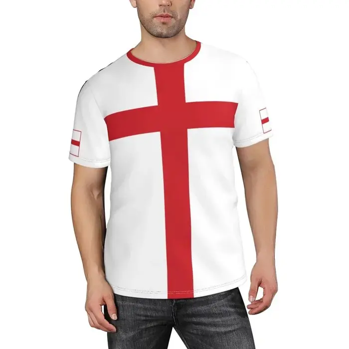 T-shirt imprimé 3D graphique New England Feel pour homme