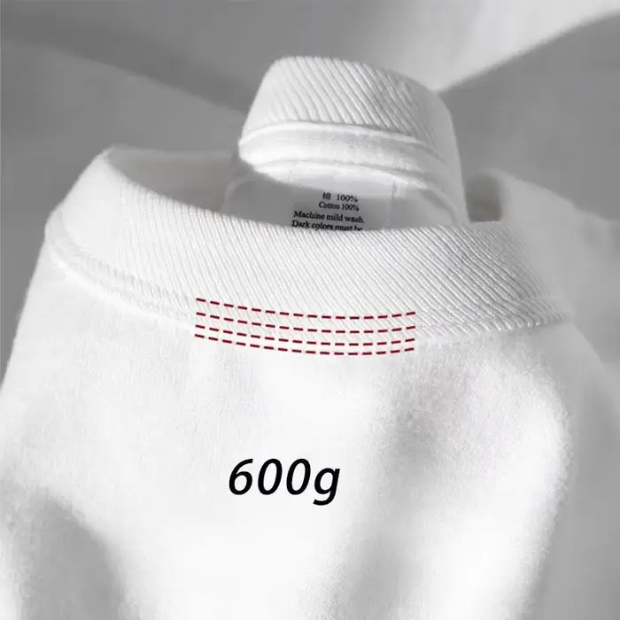 600 grammes 100% coton hommes surdimensionné lourd t-shirt été femmes à manches courtes haut décontr