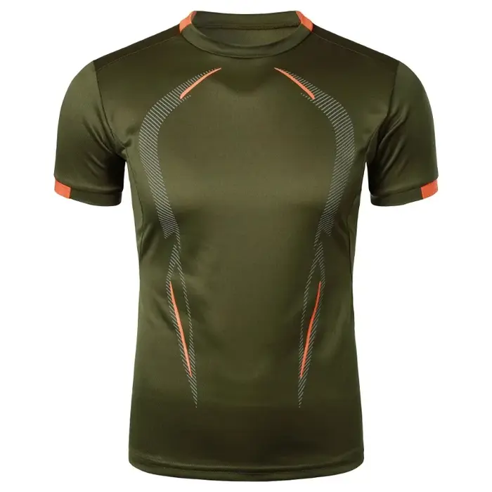 T-shirt respirant pour hommes, haut de Jogging à séchage rapide, léger, d'entraînement, de Fitness,