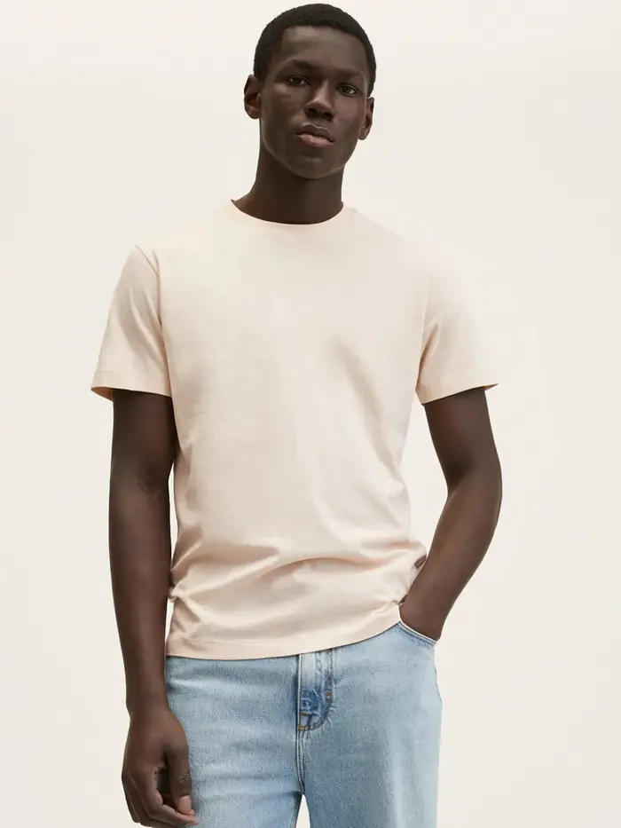 T-Shirt col ras du cou pour homme, estival et décontracté, S-4XL coton, couleur de base, vert, 100%