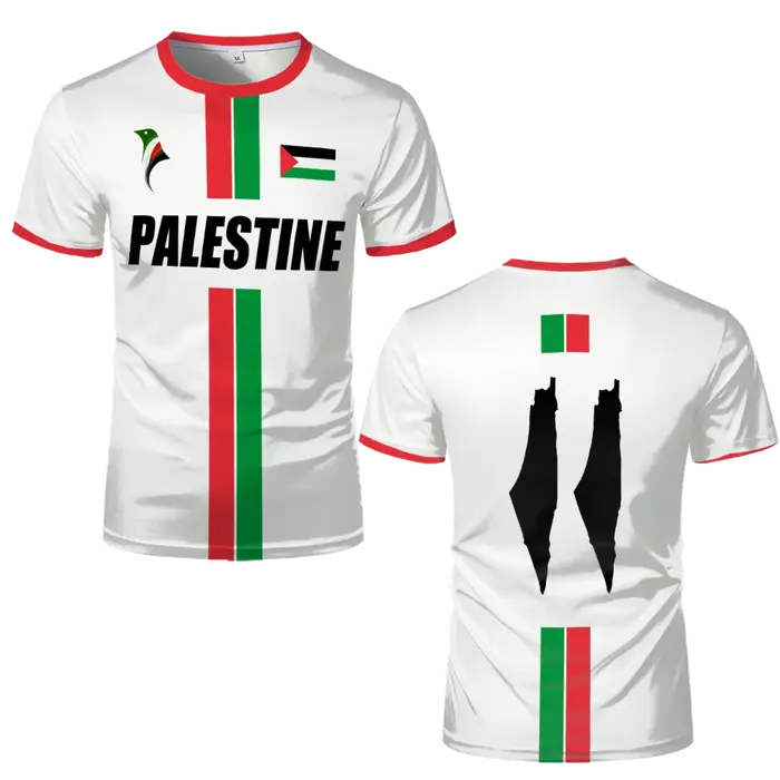 Nouveaux T-shirts de football Palestine 2026 – Maillots palestiniens d'été pour hommes et femmes