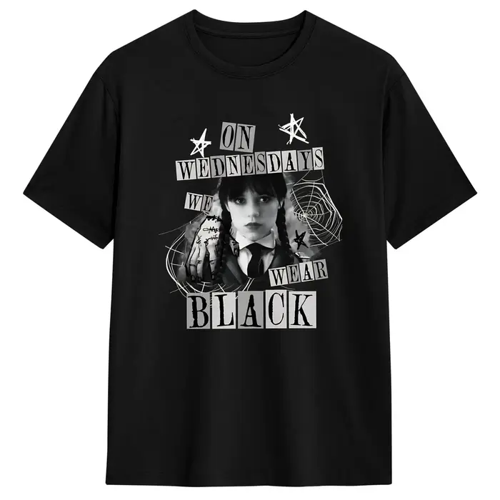 T-shirts noirs pour hommes, hauts en coton, t-shirts amusants à manches courtes et col rond, idée ca
