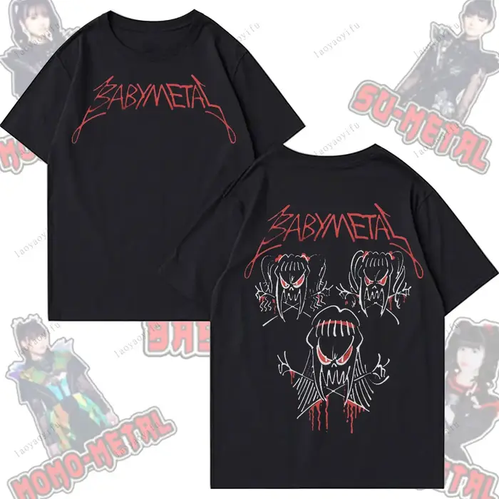 Babymetal groupe japonais T-shirt hommes Hip-hop