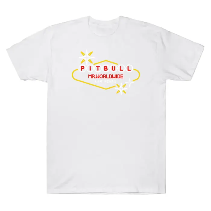 Rappeur Pitbull Vegas signe t-shirt Rap Hip Hop musique T-shirts femmes hommes coton surdimensionné vêtements été confortable col rond hauts