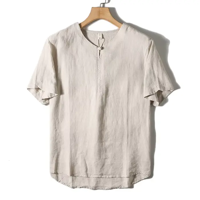 T-shirt 100% lin, mode outdoor