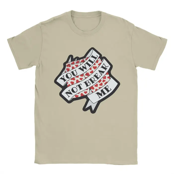 T-shirt en coton pour hommes Carl's Boxers You Will Not Break Me Dungeon Crawler Carl, vêtements vin