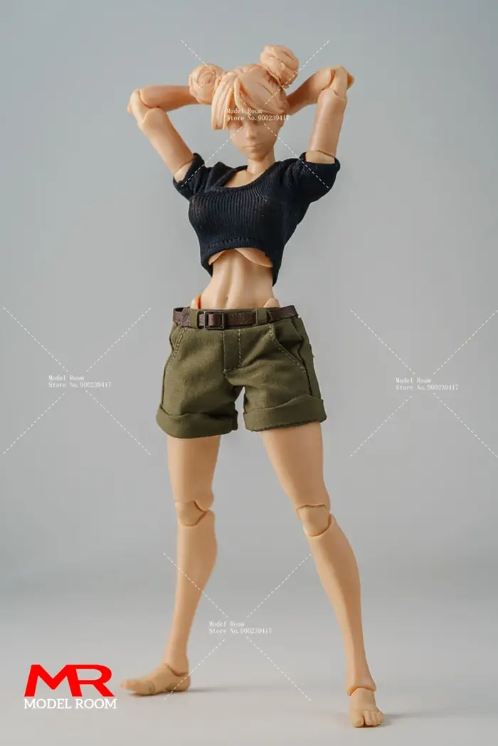 T-shirt court serré pour femme