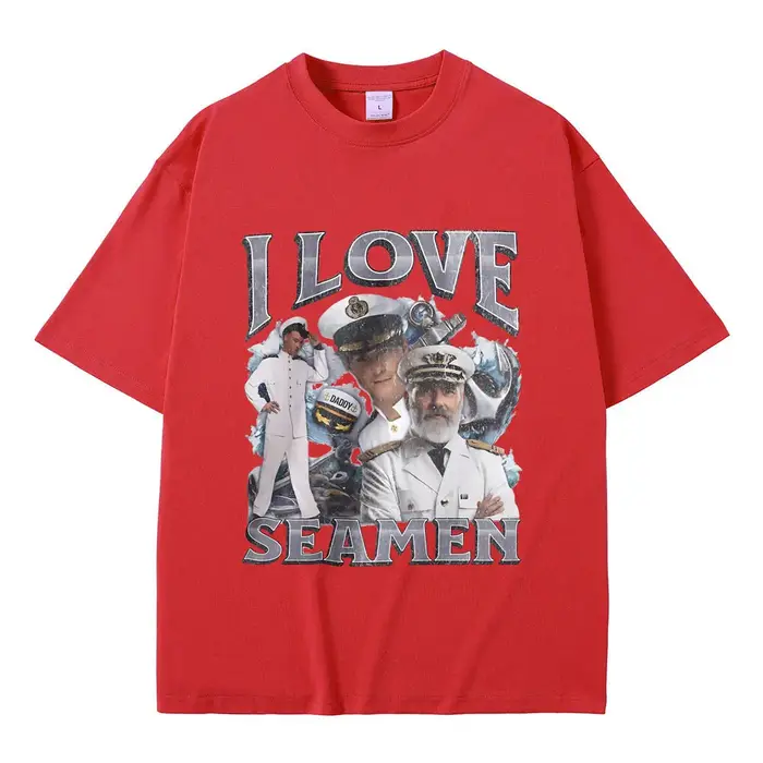 T-shirt Unisexe Vintage 2026 « I Love Seamen » – Coton Pur