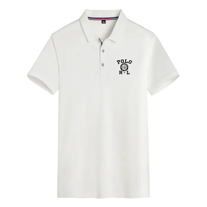 Polo confortable pour homme avec logo imprimé décontracté