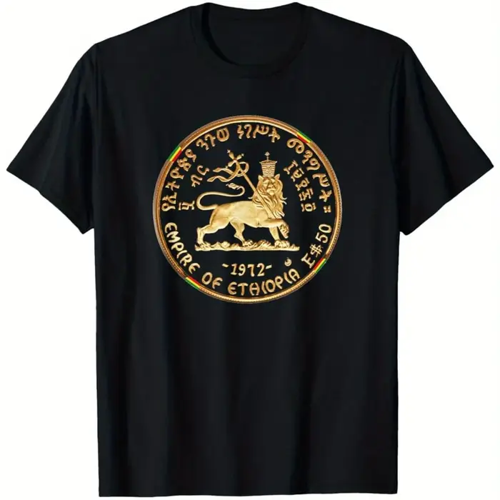 T-shirt Moa Anbessa Haile Selassie Ras Taferian Éthiopie