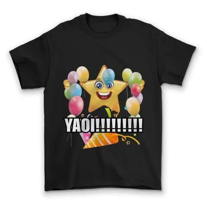 T-shirt Y2K Yaoi Amusant avec Impression Graphique de Film
