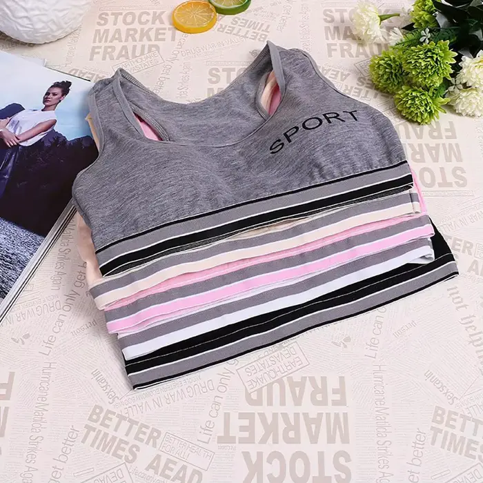 Femmes Yoga sport soutien-gorge Fitness entraînement débardeurs contrôle de rebond Push Up Jogging