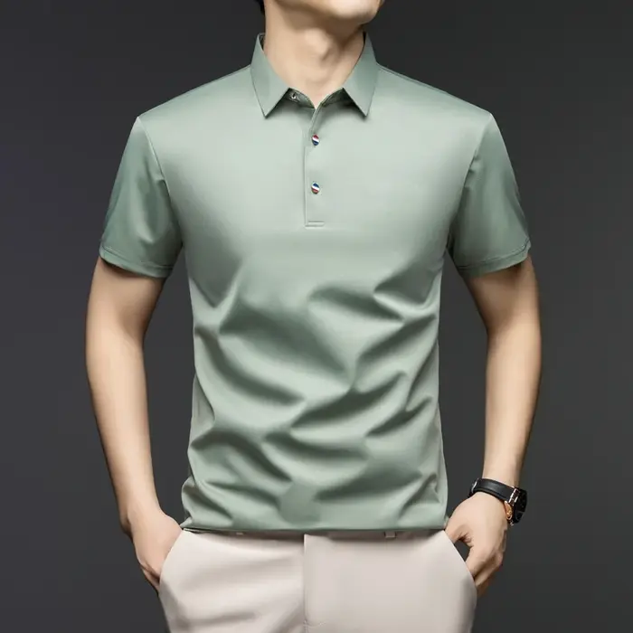 T-shirt Homme Manches Courtes Couleur Unie BROWON – Nouvelle Collection Été 2026 – Style Streetwear Décontracté pour le Travail et le Quotidien