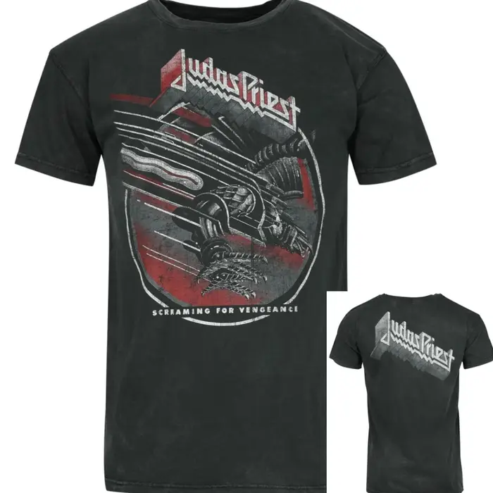 T-Shirt rétro Painkiller Judas Priest Band, en coton, avec image graphique, pour hommes et femmes, S