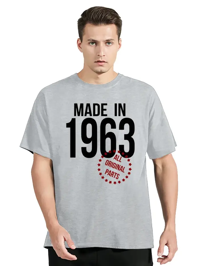 T-Shirt à Manches Courtes en Coton pour Homme
