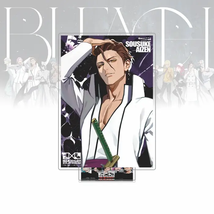 Support en acrylique Bleach x Soul Art, figurine Sousuke Aizen Gin Ichimaru Unohana, décoration de b